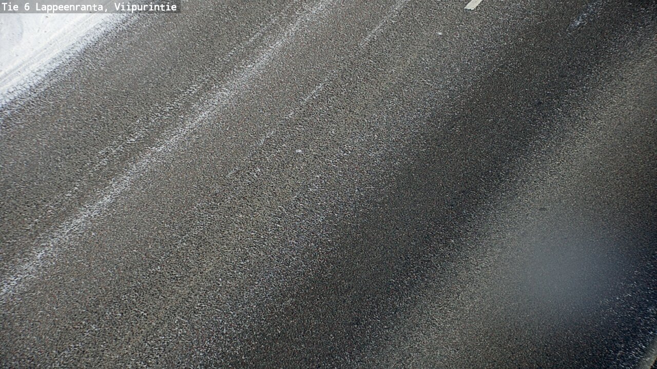 Weather Camera Image Road 6 Lappeenranta, Viipurintie, Lappeenranta, Etelä-Karjala