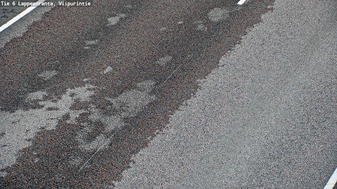 Weather Camera Image Road 6 Lappeenranta, Viipurintie, Lappeenranta, Etelä-Karjala
