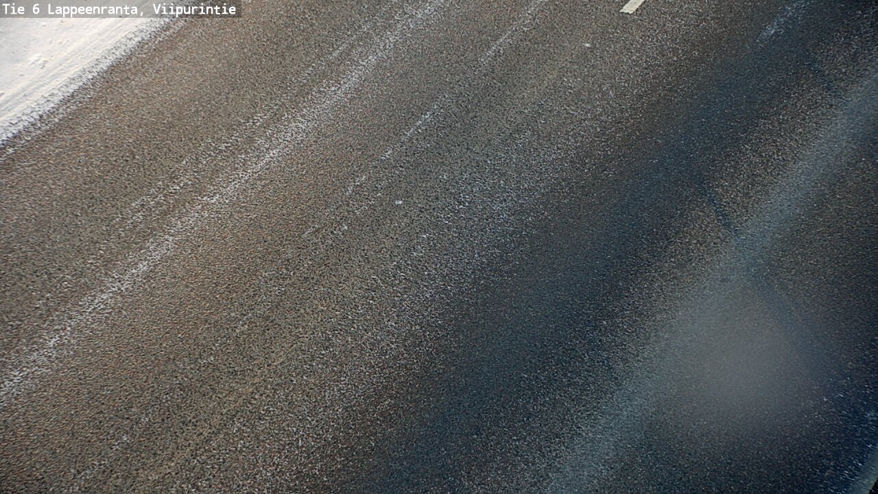 Weather Camera Image Road 6 Lappeenranta, Viipurintie, Lappeenranta, Etelä-Karjala