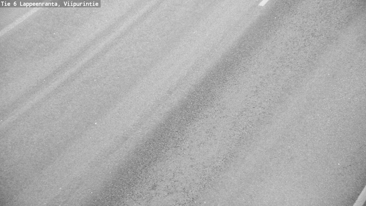 Weather Camera Image Road 6 Lappeenranta, Viipurintie, Lappeenranta, Etelä-Karjala