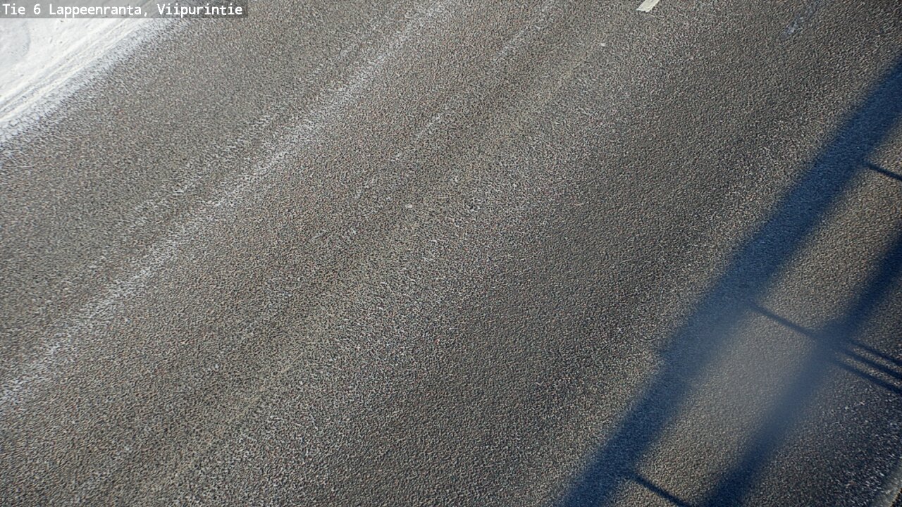Weather Camera Image Road 6 Lappeenranta, Viipurintie, Lappeenranta, Etelä-Karjala
