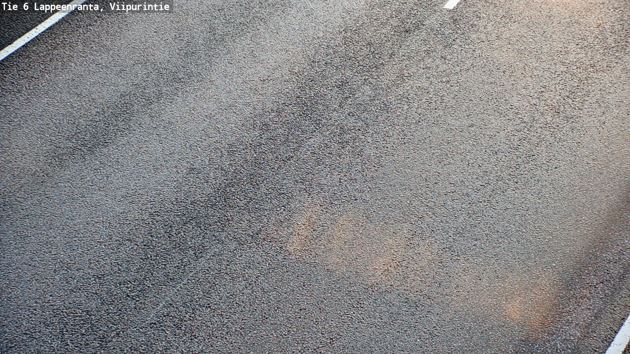 Weather Camera Image Road 6 Lappeenranta, Viipurintie, Lappeenranta, Etelä-Karjala