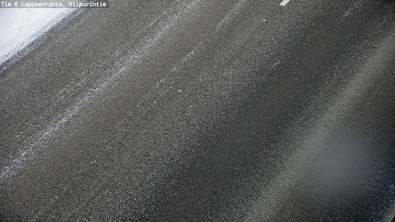 Weather Camera Image Road 6 Lappeenranta, Viipurintie, Lappeenranta, Etelä-Karjala