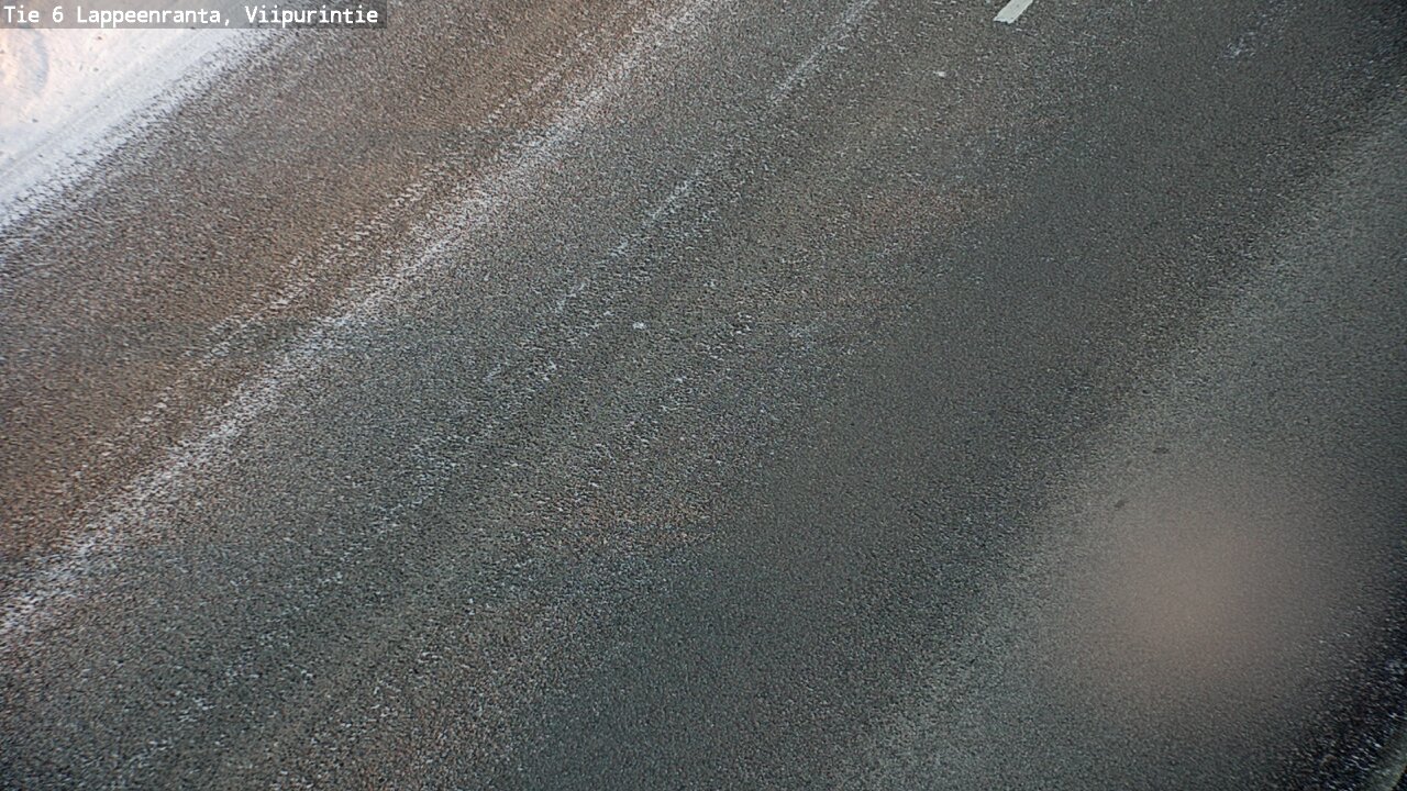Weather Camera Image Road 6 Lappeenranta, Viipurintie, Lappeenranta, Etelä-Karjala