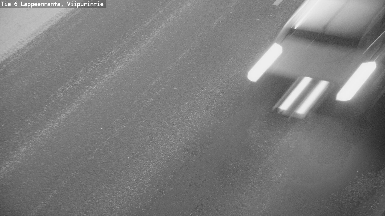 Weather Camera Image Road 6 Lappeenranta, Viipurintie, Lappeenranta, Etelä-Karjala