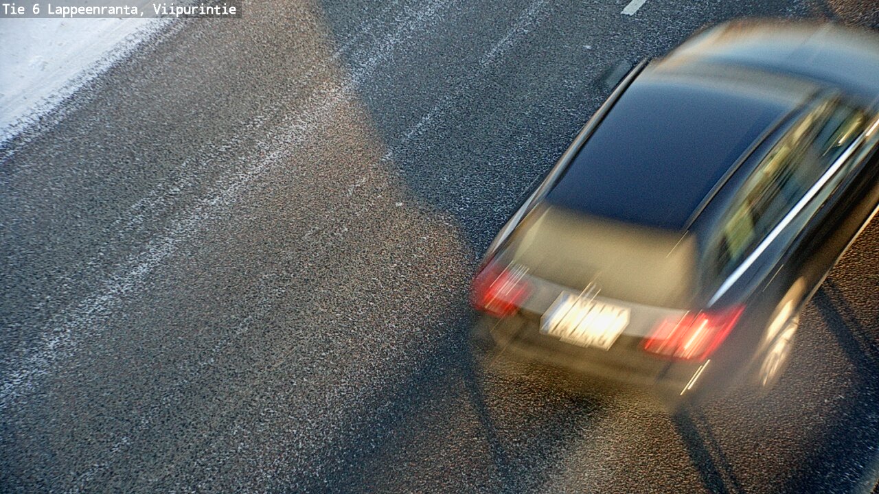 Weather Camera Image Road 6 Lappeenranta, Viipurintie, Lappeenranta, Etelä-Karjala