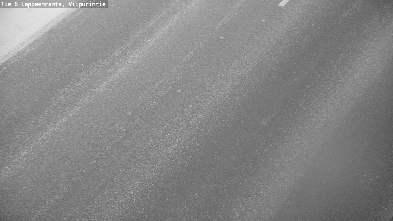 Weather Camera Image Road 6 Lappeenranta, Viipurintie, Lappeenranta, Etelä-Karjala