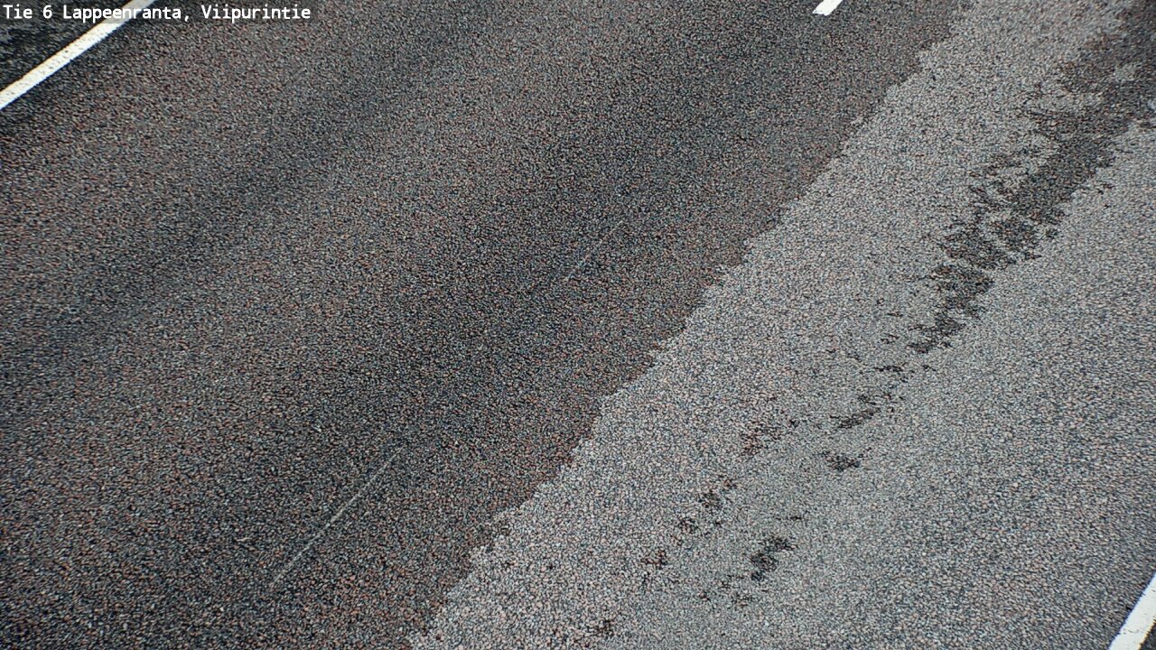 Weather Camera Image Road 6 Lappeenranta, Viipurintie, Lappeenranta, Etelä-Karjala