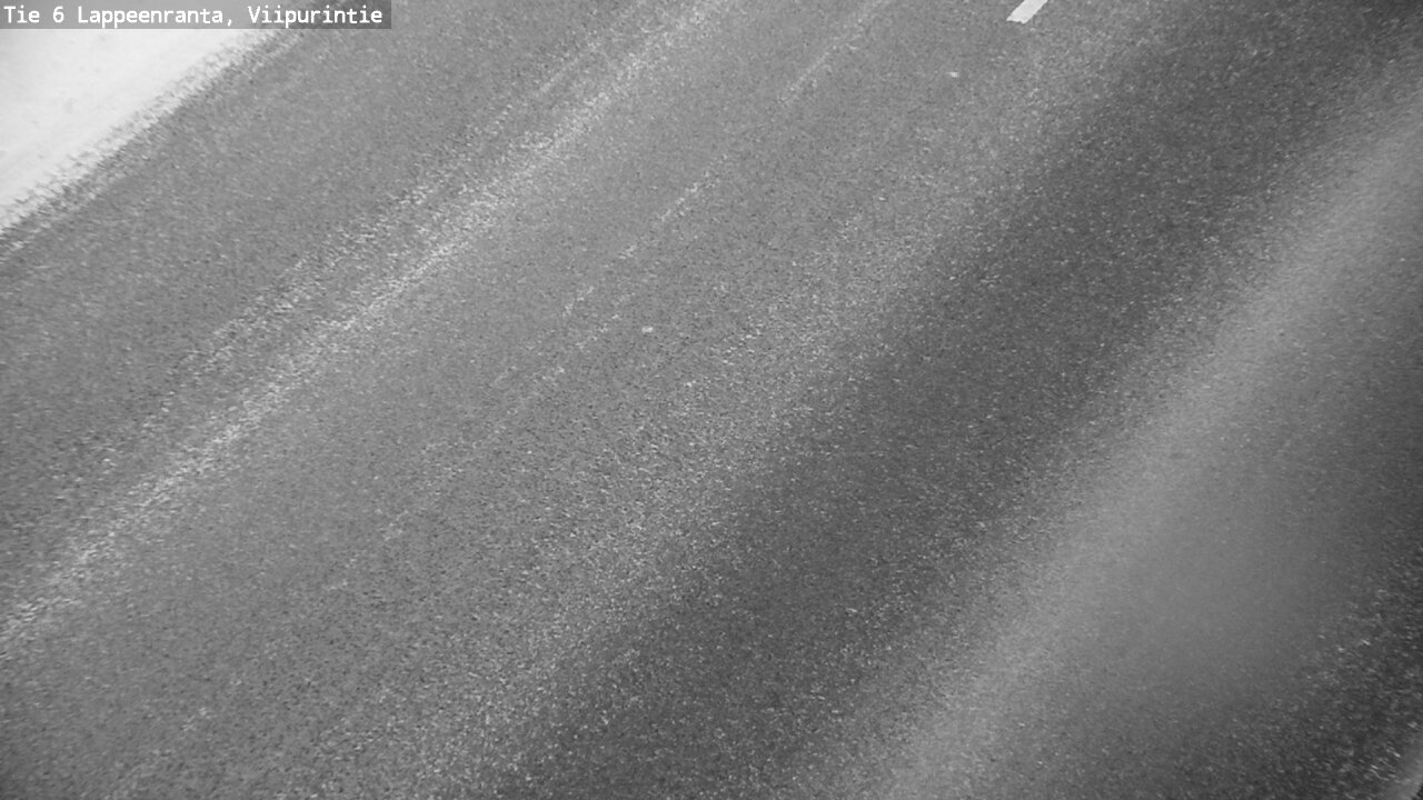 Weather Camera Image Road 6 Lappeenranta, Viipurintie, Lappeenranta, Etelä-Karjala