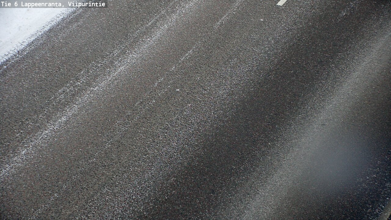 Weather Camera Image Road 6 Lappeenranta, Viipurintie, Lappeenranta, Etelä-Karjala