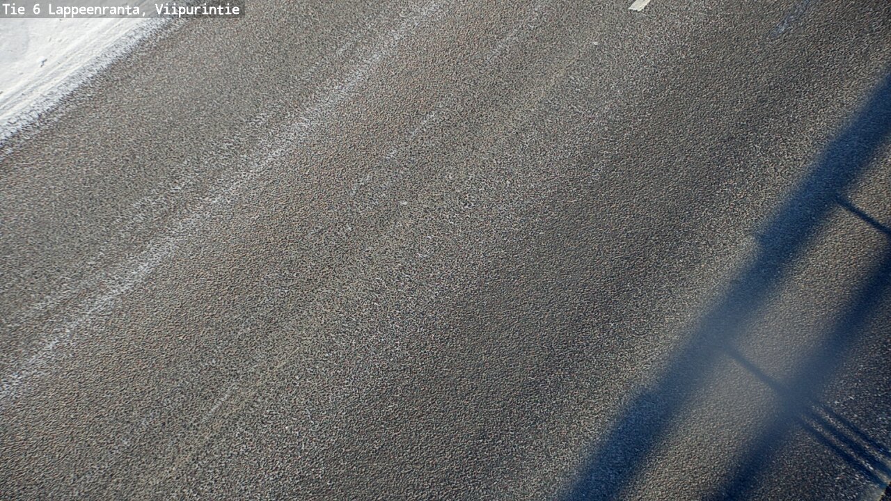 Weather Camera Image Road 6 Lappeenranta, Viipurintie, Lappeenranta, Etelä-Karjala