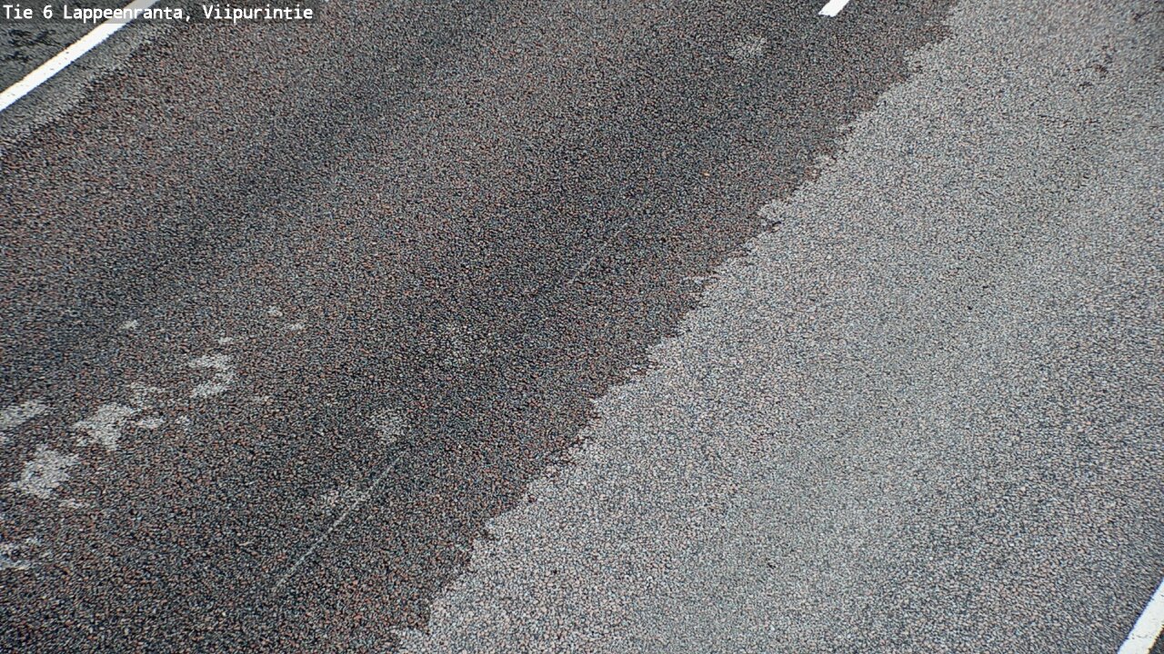 Weather Camera Image Road 6 Lappeenranta, Viipurintie, Lappeenranta, Etelä-Karjala