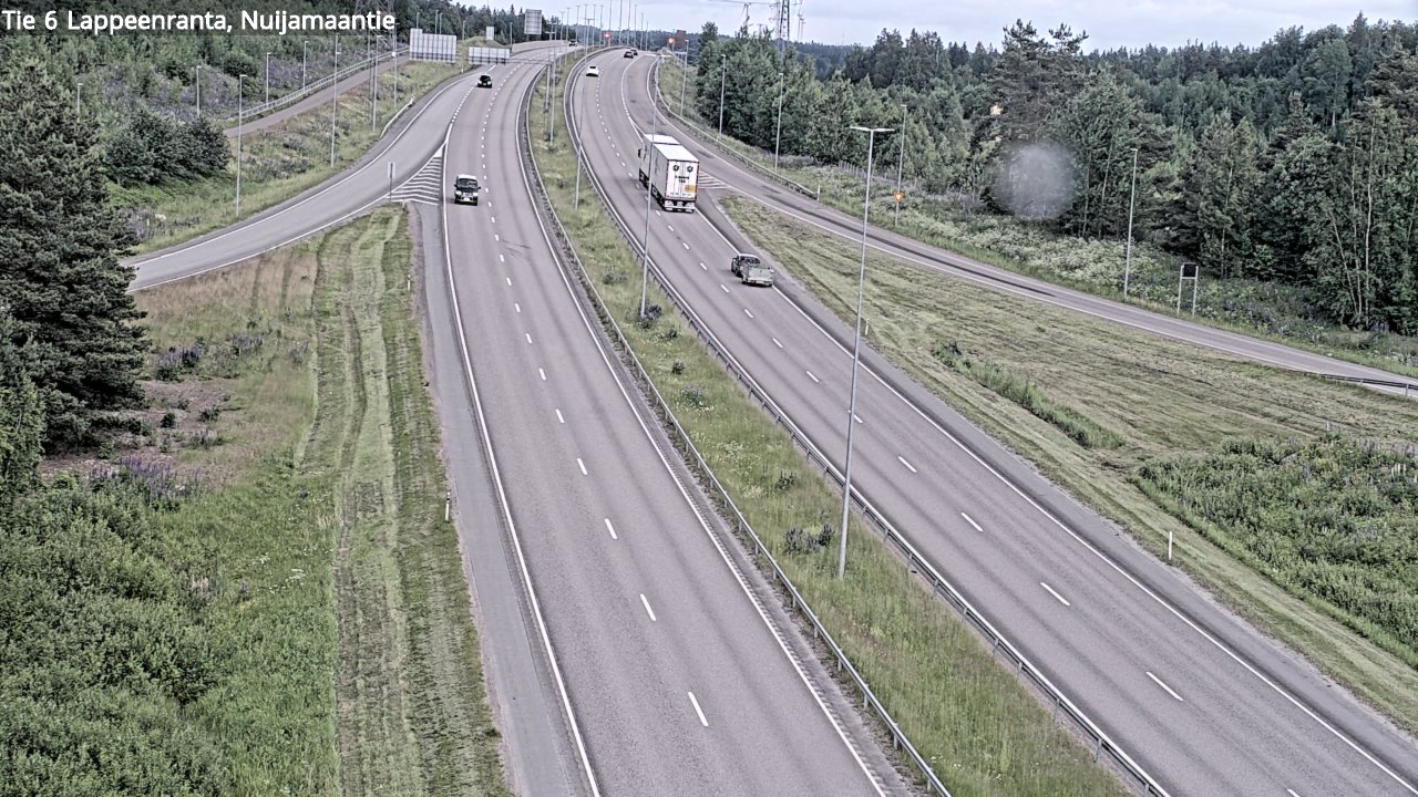 Kelikamerat Kuva Tie 6 Lappeenranta, Nuijamaantie, Lappeenranta, Etelä-Karjala