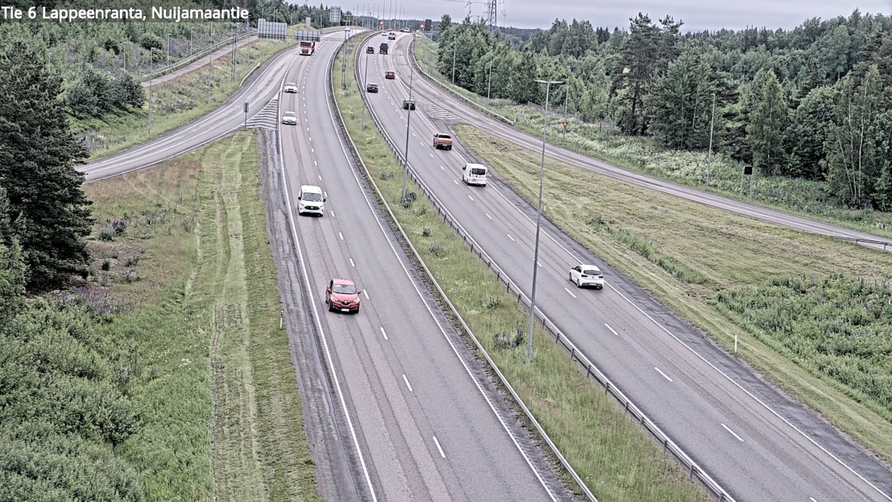 Kelikamerat Kuva Tie 6 Lappeenranta, Nuijamaantie, Lappeenranta, Etelä-Karjala