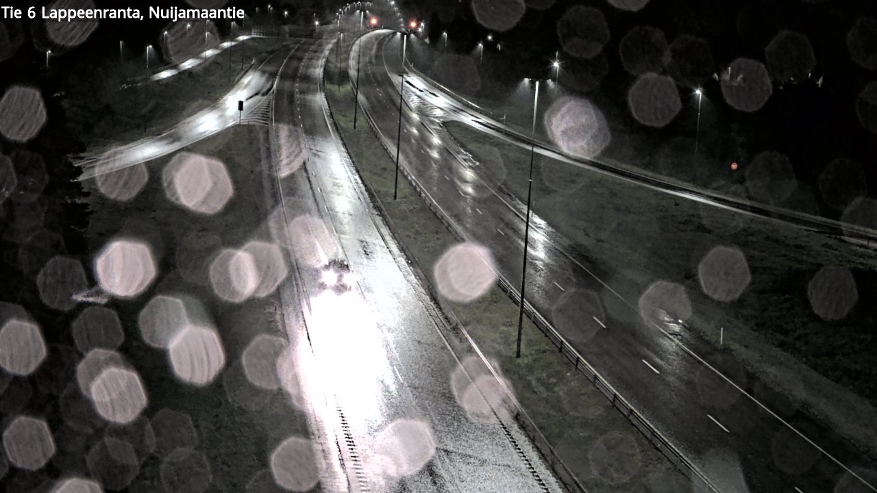Weather Camera Image Road 6 Lappeenranta, Nuijamaantie, Lappeenranta, Etelä-Karjala