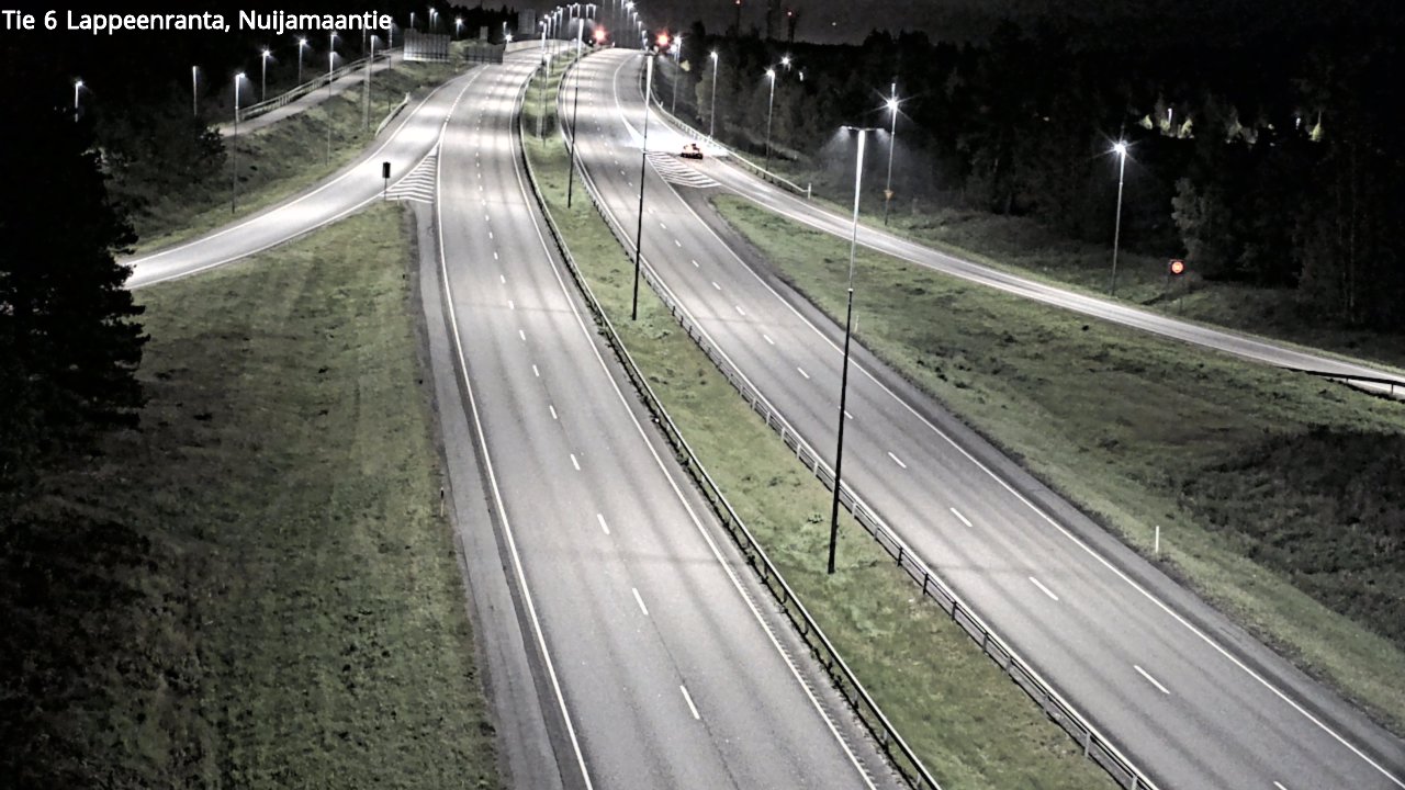 Weather Camera Image Road 6 Lappeenranta, Nuijamaantie, Lappeenranta, Etelä-Karjala