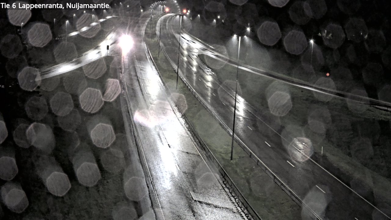 Weather Camera Image Road 6 Lappeenranta, Nuijamaantie, Lappeenranta, Etelä-Karjala