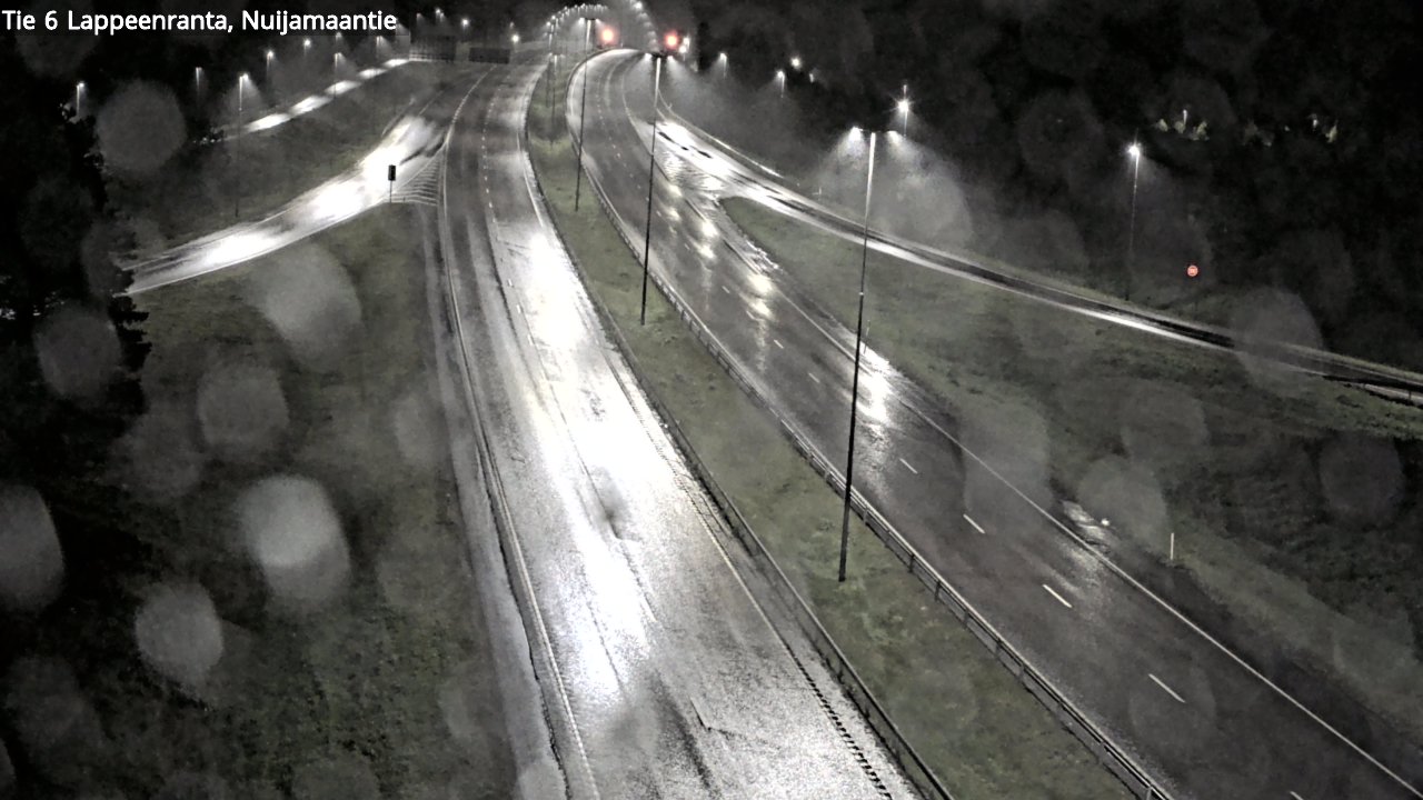 Weather Camera Image Road 6 Lappeenranta, Nuijamaantie, Lappeenranta, Etelä-Karjala