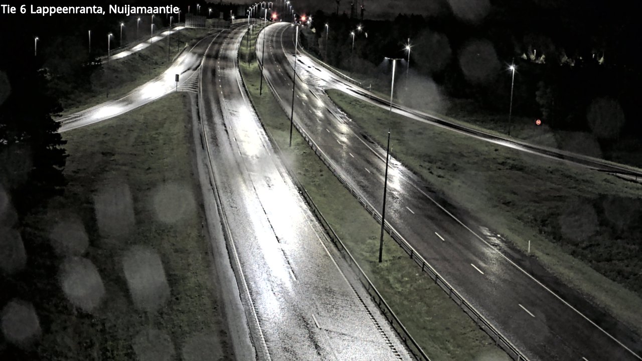 Weather Camera Image Road 6 Lappeenranta, Nuijamaantie, Lappeenranta, Etelä-Karjala