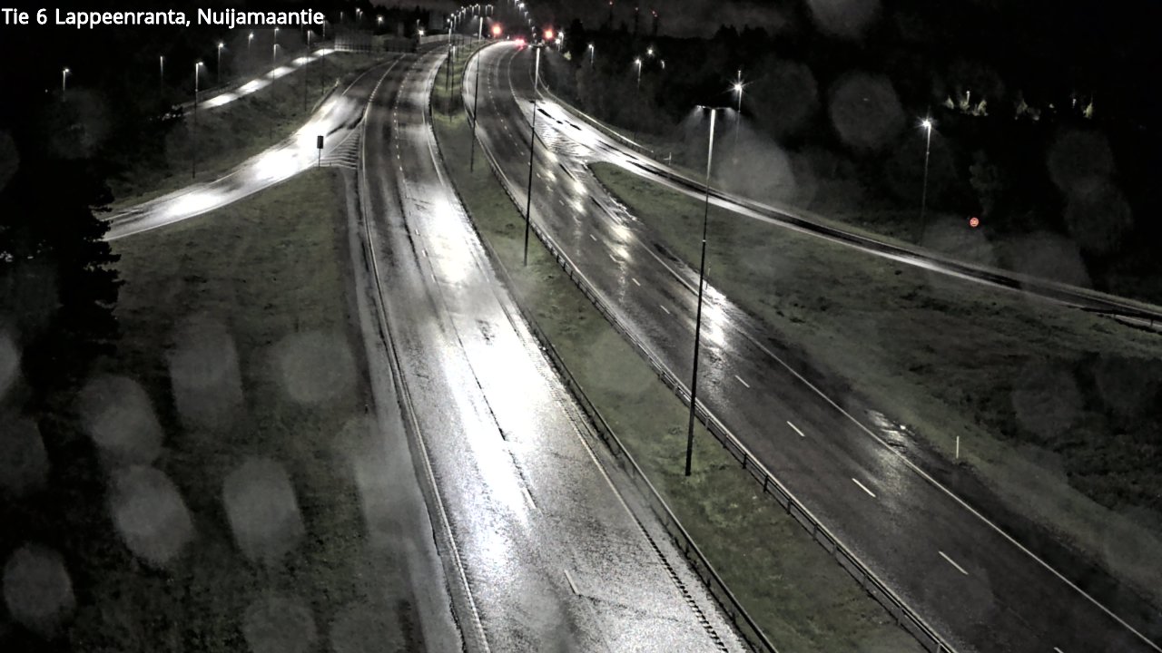 Weather Camera Image Road 6 Lappeenranta, Nuijamaantie, Lappeenranta, Etelä-Karjala