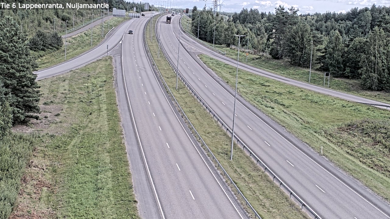 Kelikamerat Kuva Tie 6 Lappeenranta, Nuijamaantie, Lappeenranta, Etelä-Karjala