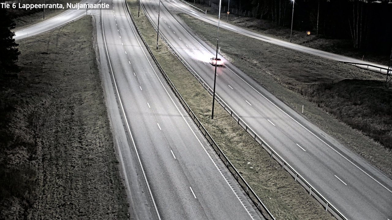 Weather Camera Image Road 6 Lappeenranta, Nuijamaantie, Lappeenranta, Etelä-Karjala