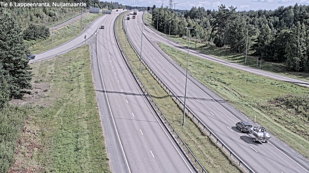 Kelikamerat Kuva Tie 6 Lappeenranta, Nuijamaantie, Lappeenranta, Etelä-Karjala