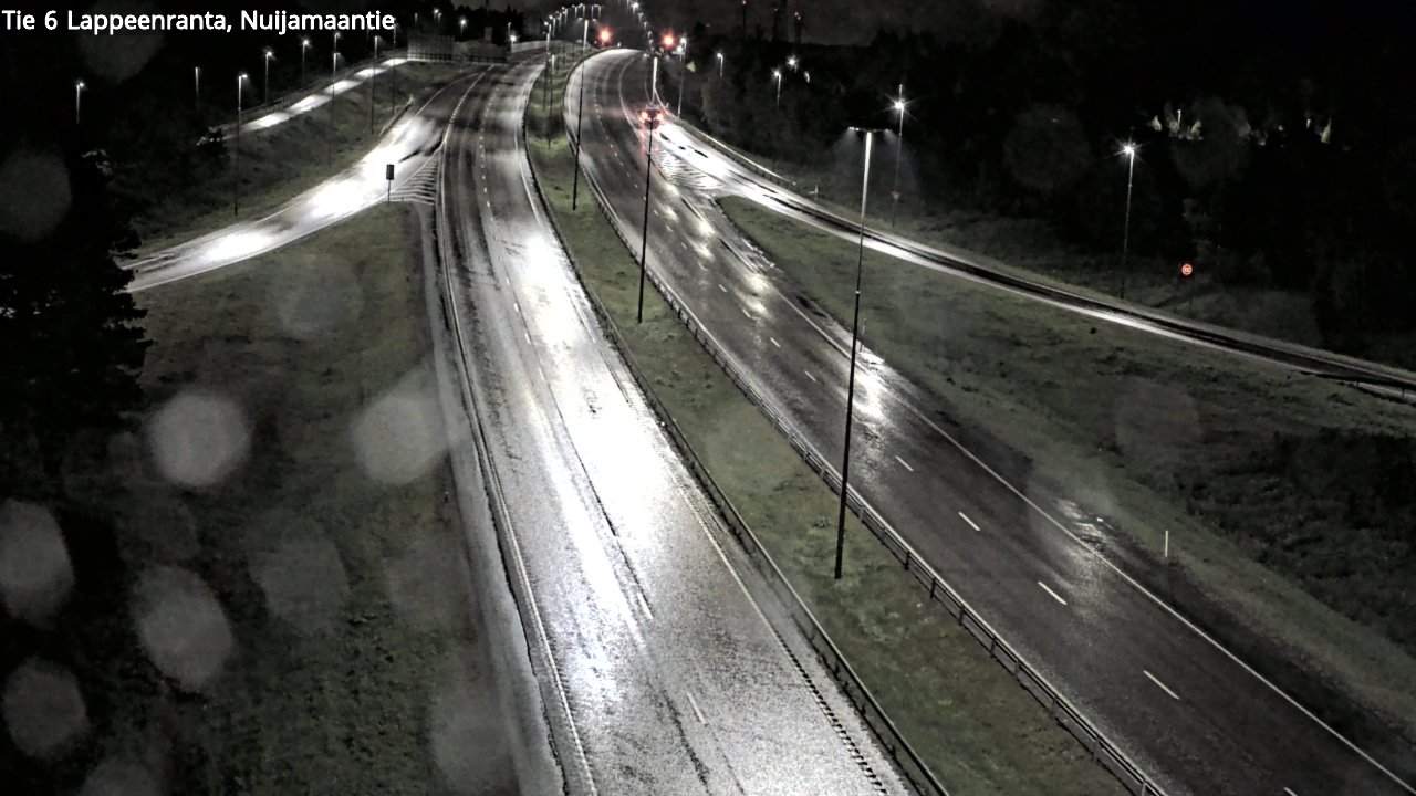 Weather Camera Image Road 6 Lappeenranta, Nuijamaantie, Lappeenranta, Etelä-Karjala