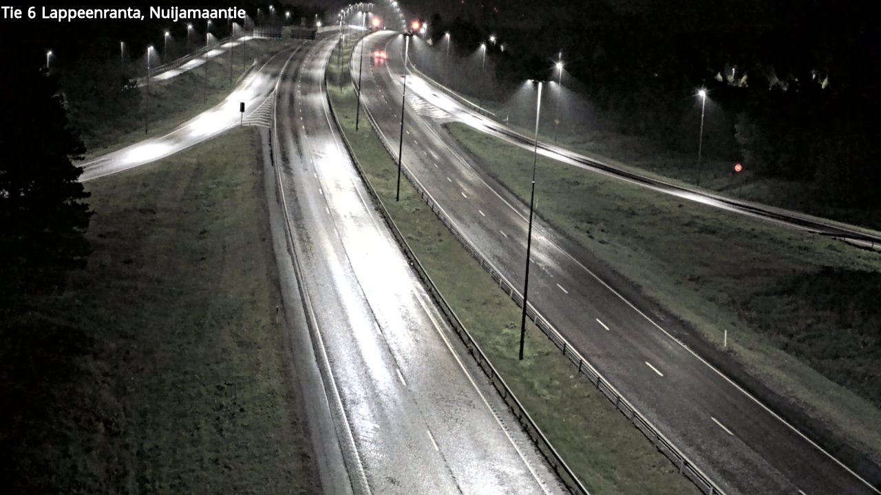 Weather Camera Image Road 6 Lappeenranta, Nuijamaantie, Lappeenranta, Etelä-Karjala