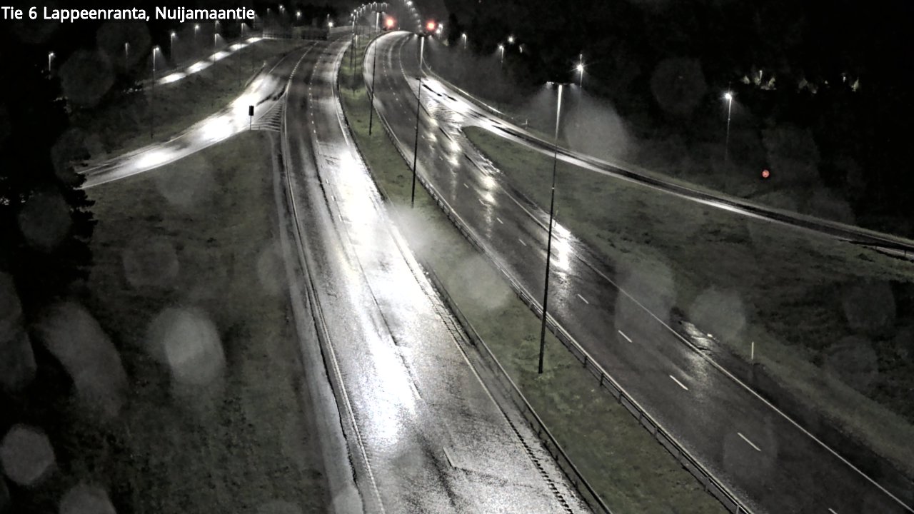 Weather Camera Image Road 6 Lappeenranta, Nuijamaantie, Lappeenranta, Etelä-Karjala