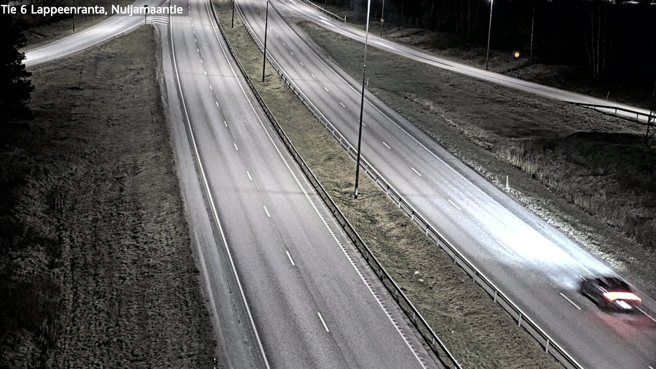 Weather Camera Image Road 6 Lappeenranta, Nuijamaantie, Lappeenranta, Etelä-Karjala