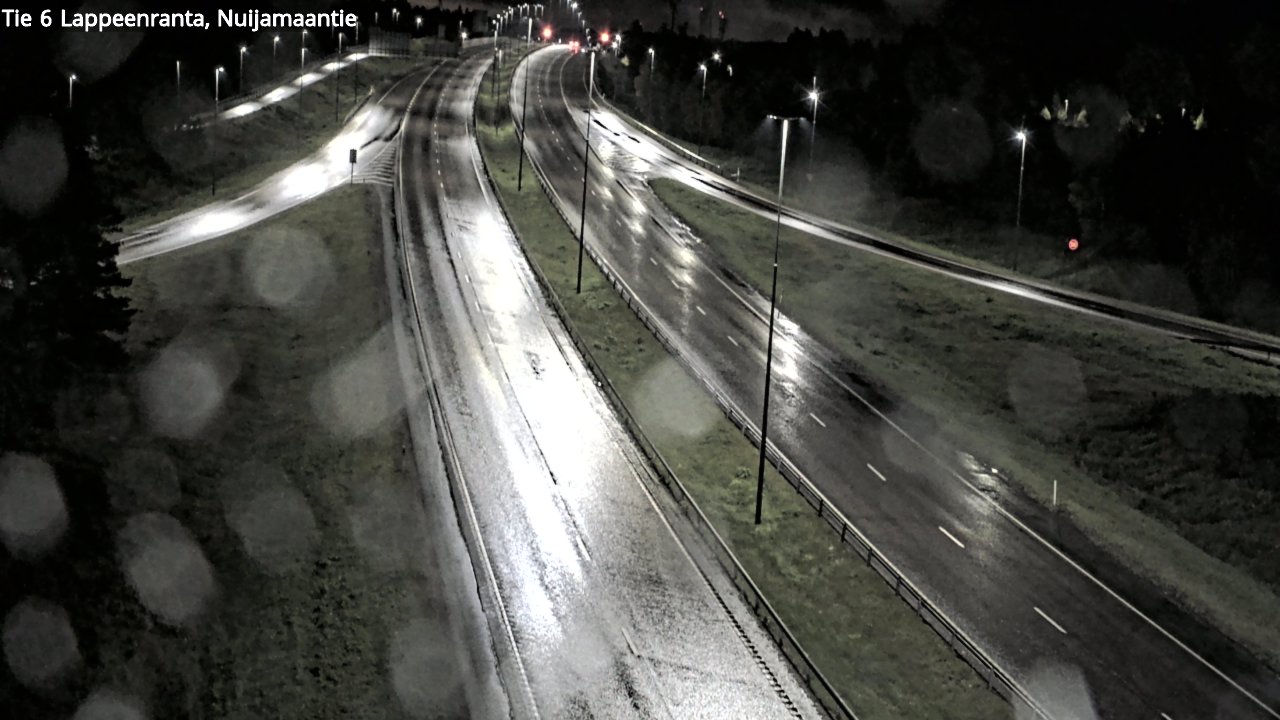 Weather Camera Image Road 6 Lappeenranta, Nuijamaantie, Lappeenranta, Etelä-Karjala