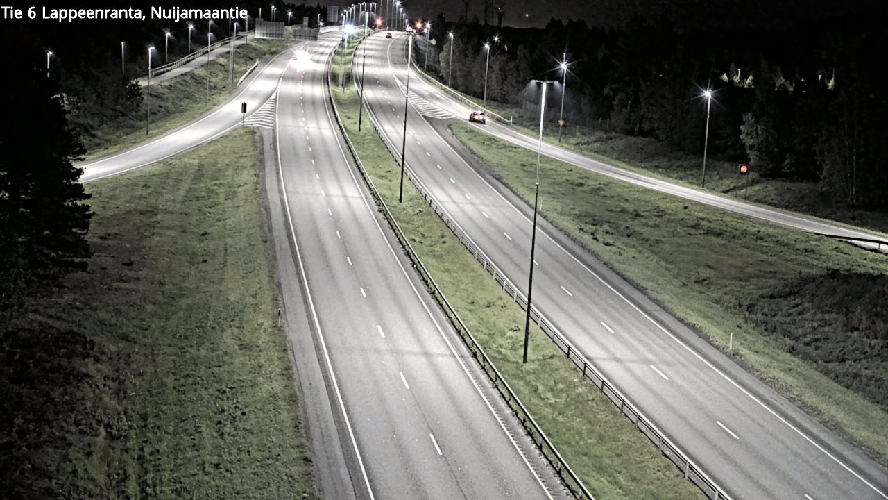 Weather Camera Image Road 6 Lappeenranta, Nuijamaantie, Lappeenranta, Etelä-Karjala