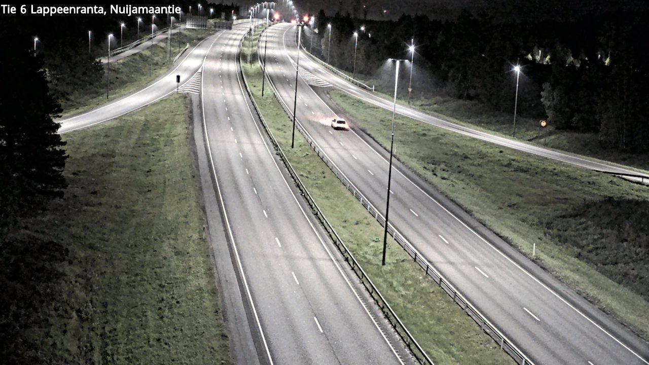 Weather Camera Image Road 6 Lappeenranta, Nuijamaantie, Lappeenranta, Etelä-Karjala