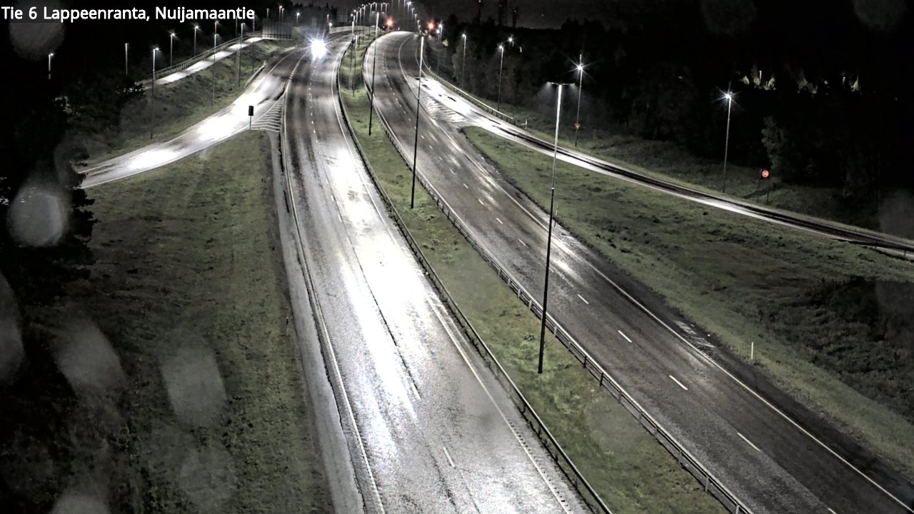 Weather Camera Image Road 6 Lappeenranta, Nuijamaantie, Lappeenranta, Etelä-Karjala