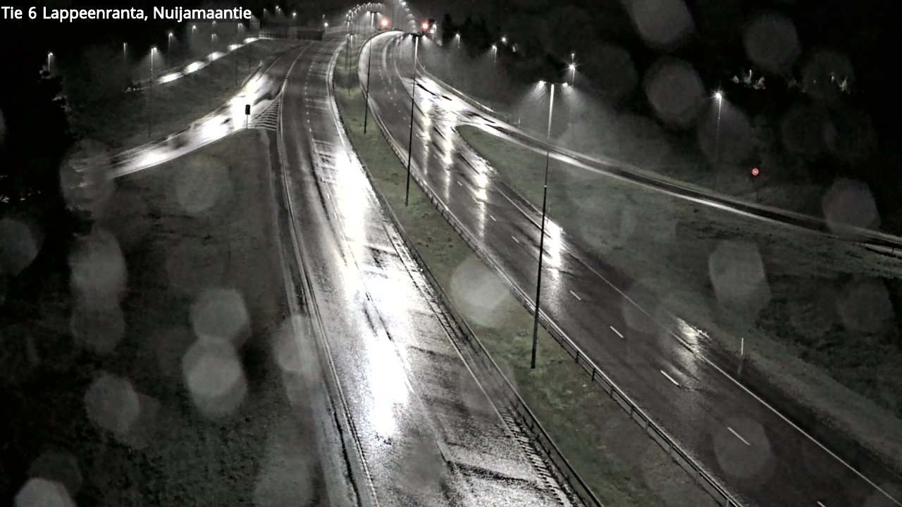 Weather Camera Image Road 6 Lappeenranta, Nuijamaantie, Lappeenranta, Etelä-Karjala
