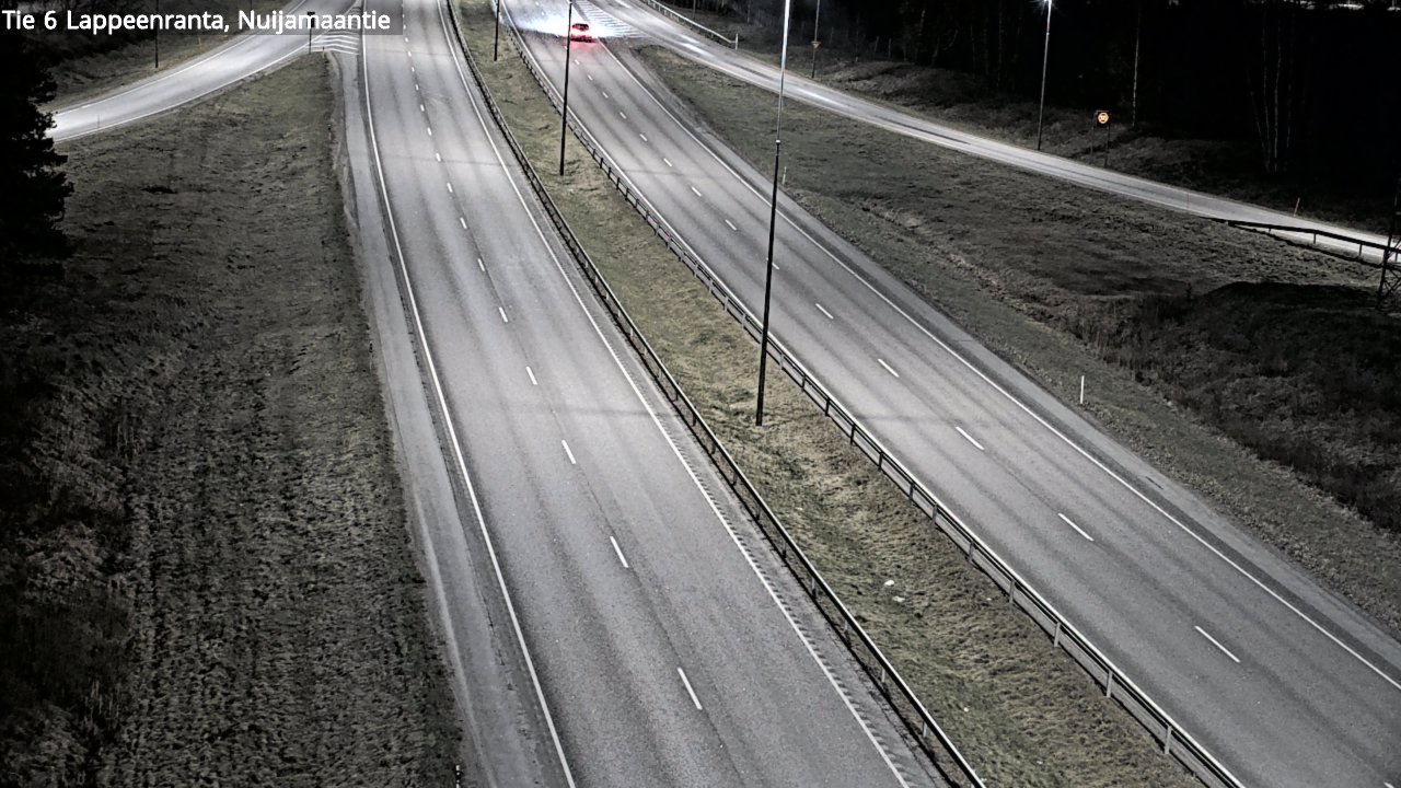 Weather Camera Image Road 6 Lappeenranta, Nuijamaantie, Lappeenranta, Etelä-Karjala