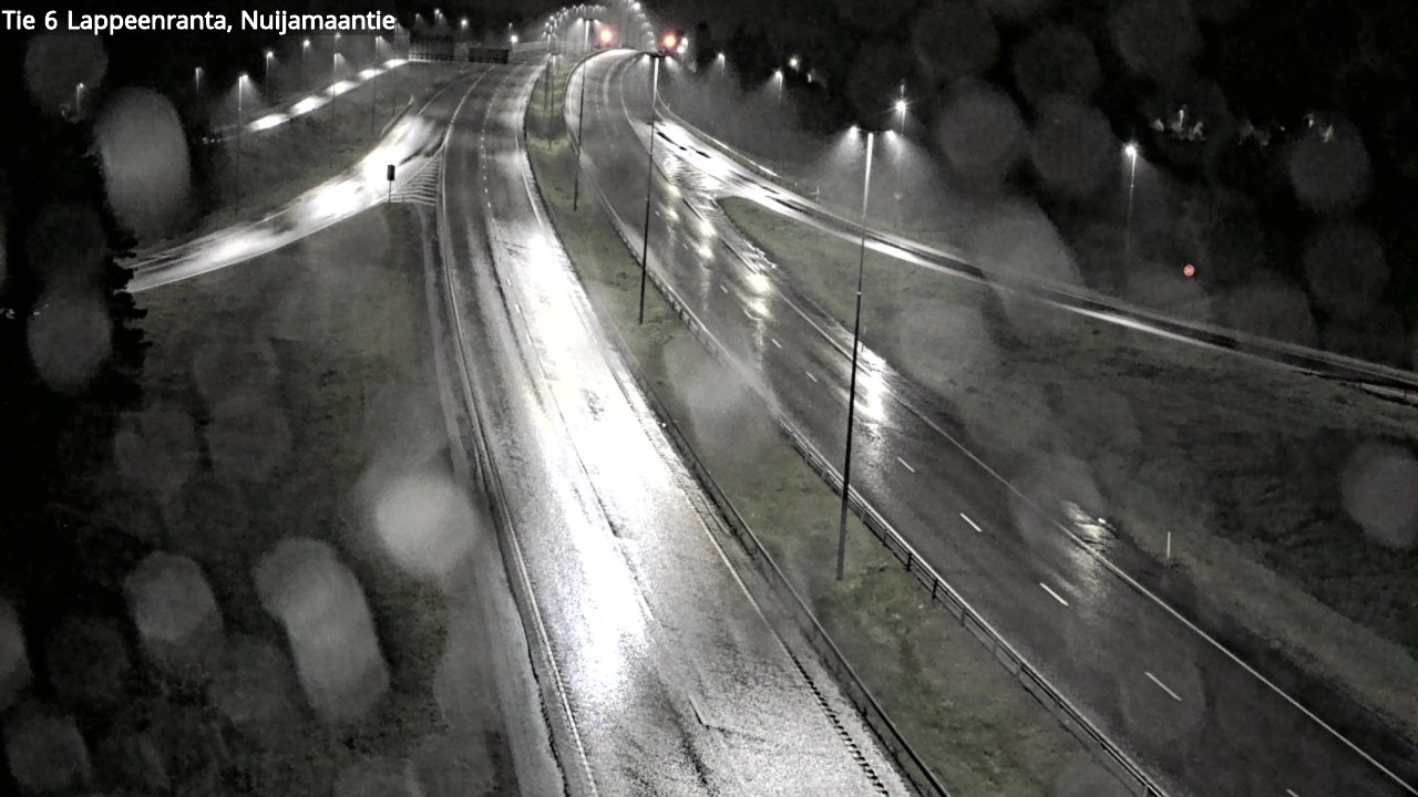 Weather Camera Image Road 6 Lappeenranta, Nuijamaantie, Lappeenranta, Etelä-Karjala