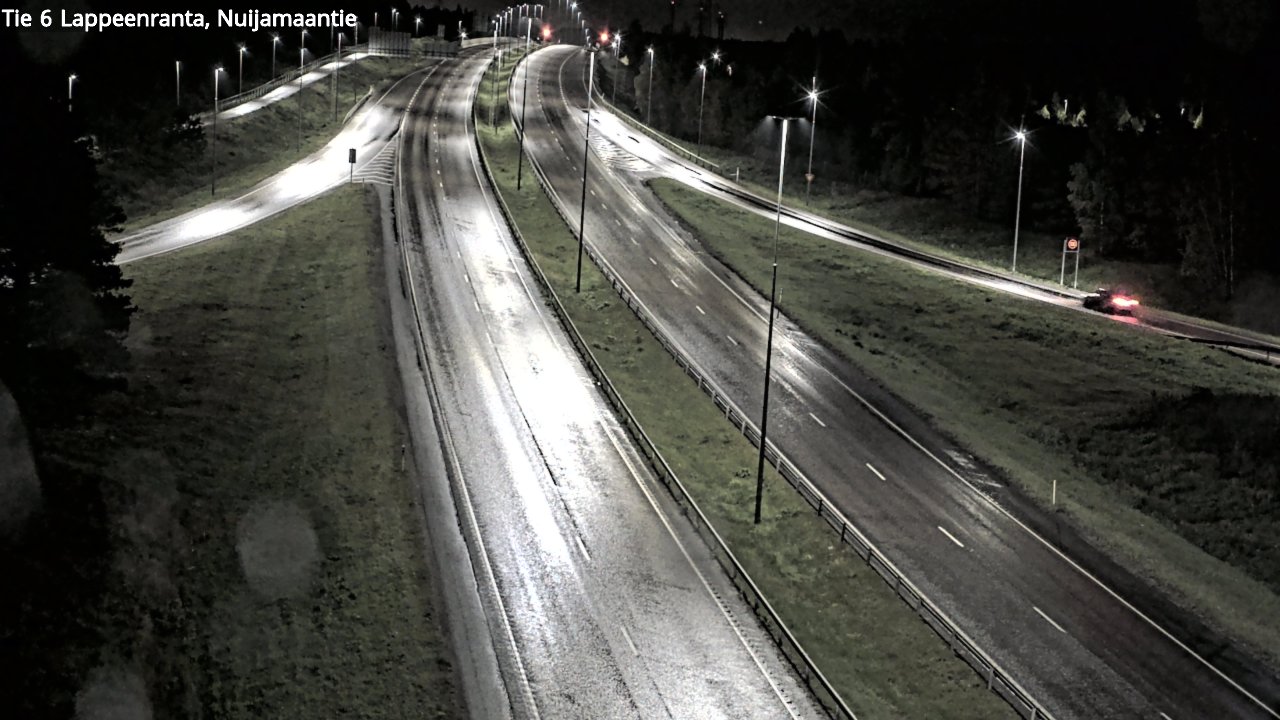 Weather Camera Image Road 6 Lappeenranta, Nuijamaantie, Lappeenranta, Etelä-Karjala