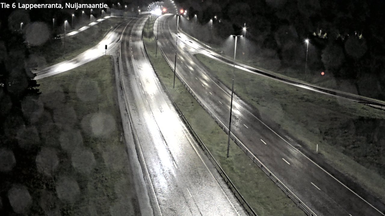 Weather Camera Image Road 6 Lappeenranta, Nuijamaantie, Lappeenranta, Etelä-Karjala