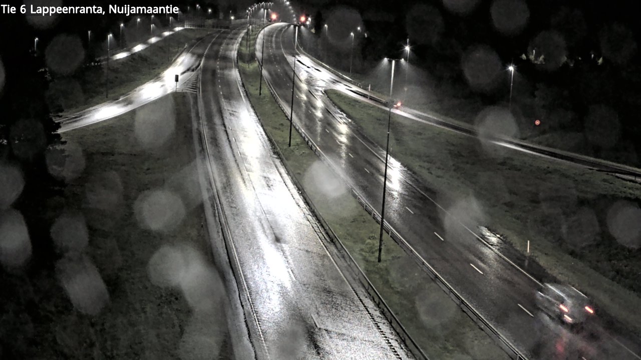 Weather Camera Image Road 6 Lappeenranta, Nuijamaantie, Lappeenranta, Etelä-Karjala