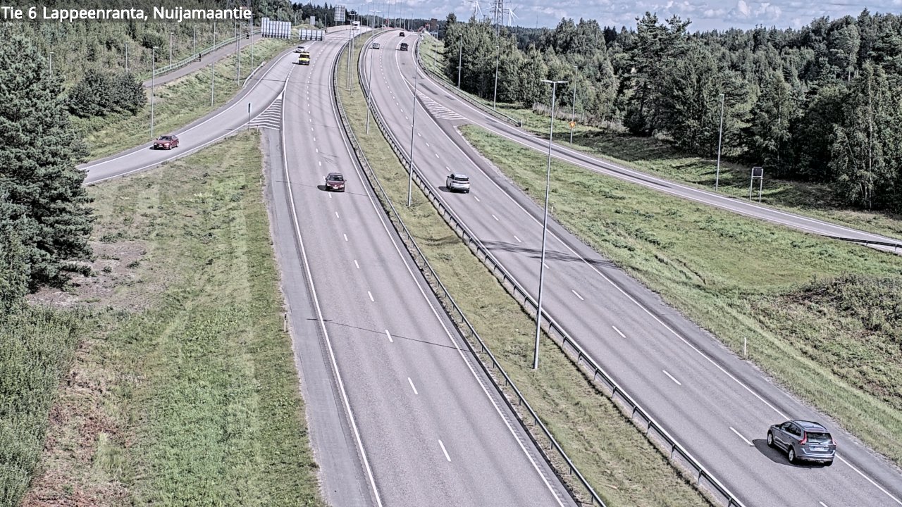 Kelikamerat Kuva Tie 6 Lappeenranta, Nuijamaantie, Lappeenranta, Etelä-Karjala