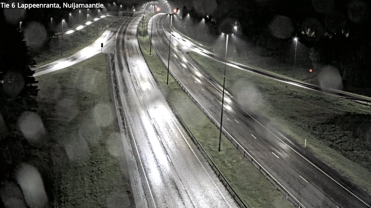 Weather Camera Image Road 6 Lappeenranta, Nuijamaantie, Lappeenranta, Etelä-Karjala