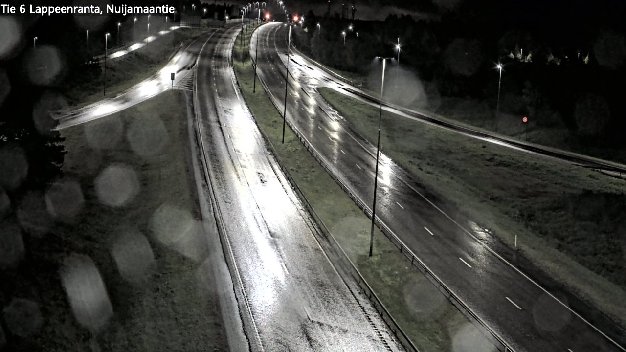 Weather Camera Image Road 6 Lappeenranta, Nuijamaantie, Lappeenranta, Etelä-Karjala