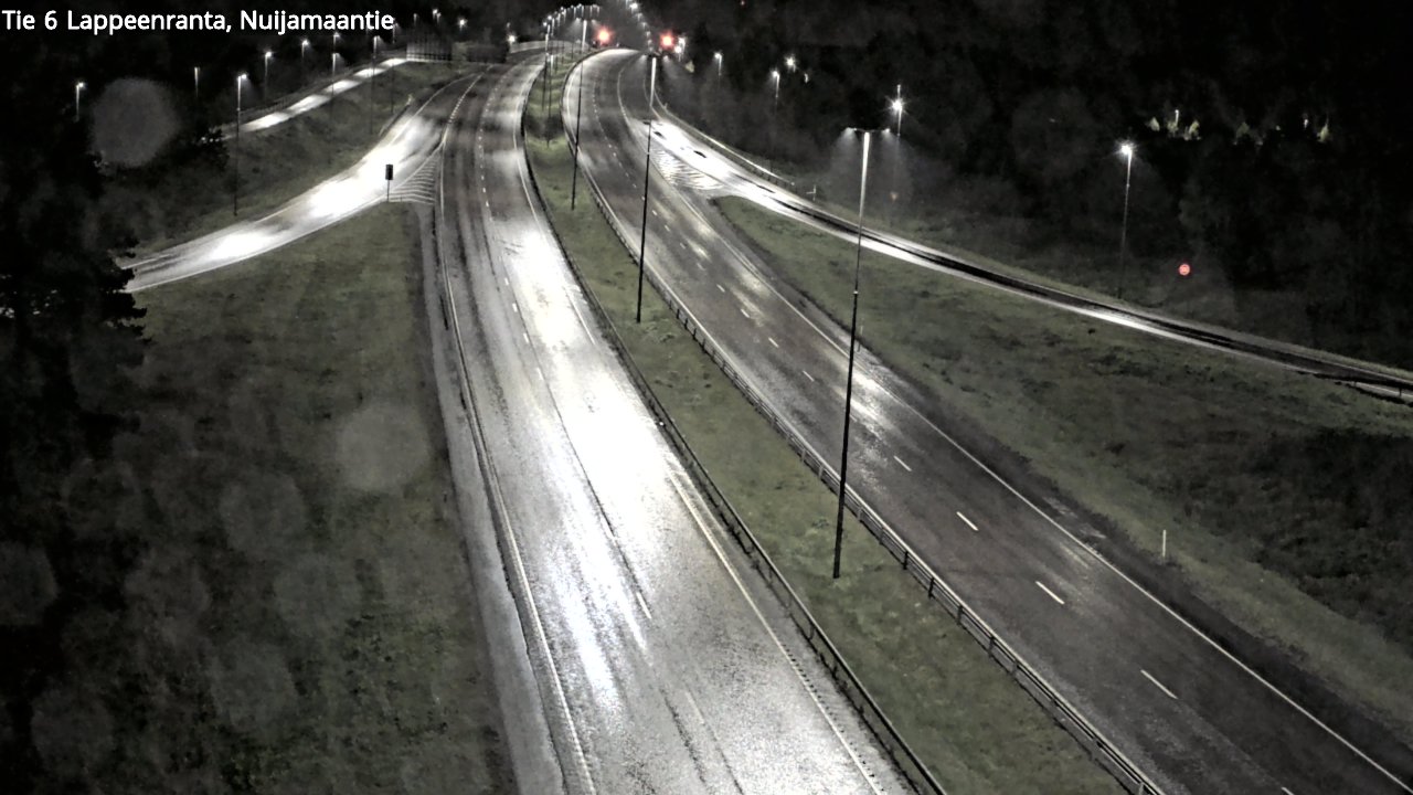 Weather Camera Image Road 6 Lappeenranta, Nuijamaantie, Lappeenranta, Etelä-Karjala