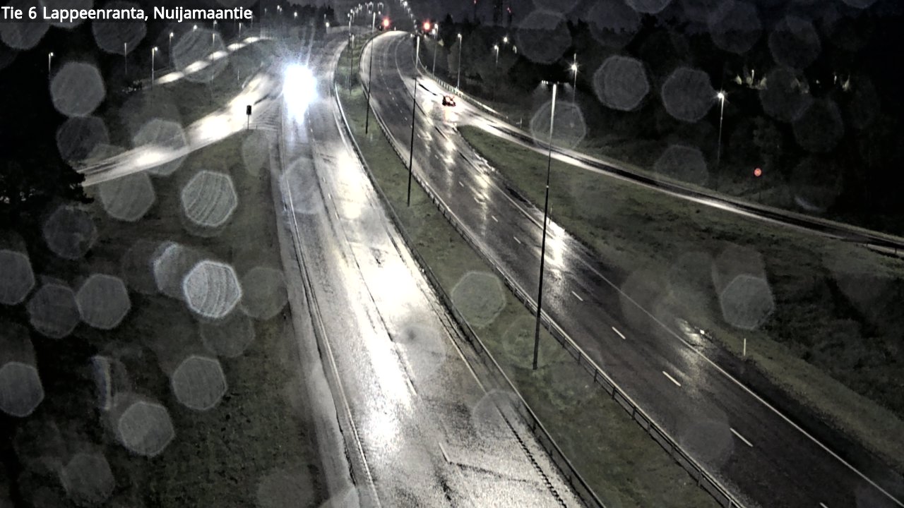 Weather Camera Image Road 6 Lappeenranta, Nuijamaantie, Lappeenranta, Etelä-Karjala