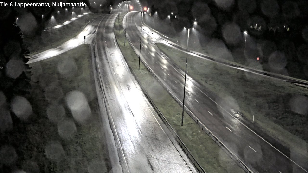 Weather Camera Image Road 6 Lappeenranta, Nuijamaantie, Lappeenranta, Etelä-Karjala