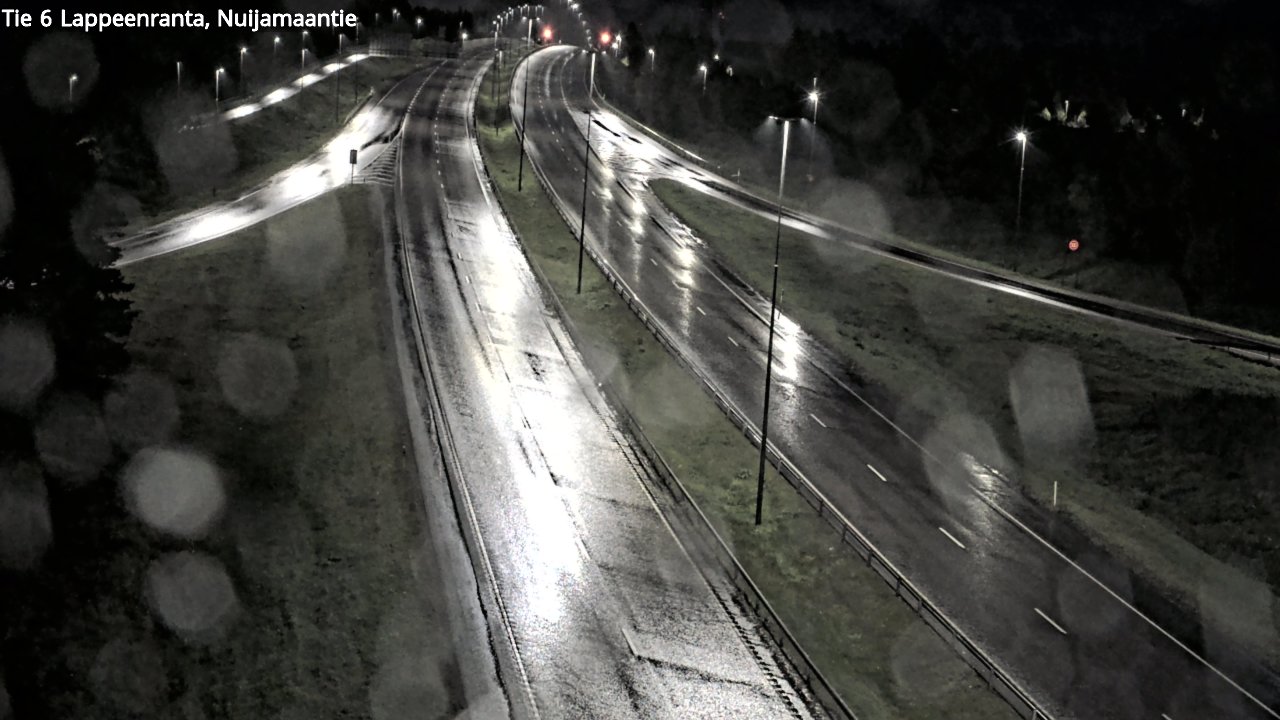 Weather Camera Image Road 6 Lappeenranta, Nuijamaantie, Lappeenranta, Etelä-Karjala