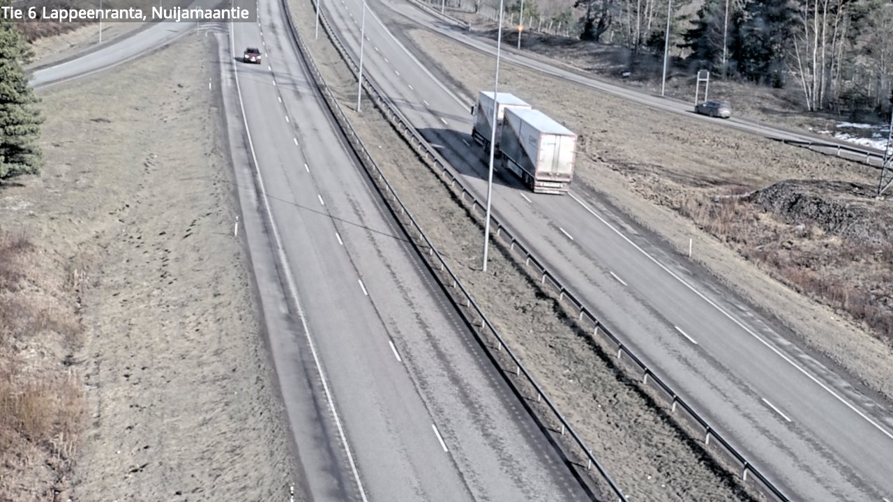 Kelikamerat Kuva Tie 6 Lappeenranta, Nuijamaantie, Lappeenranta, Etelä-Karjala