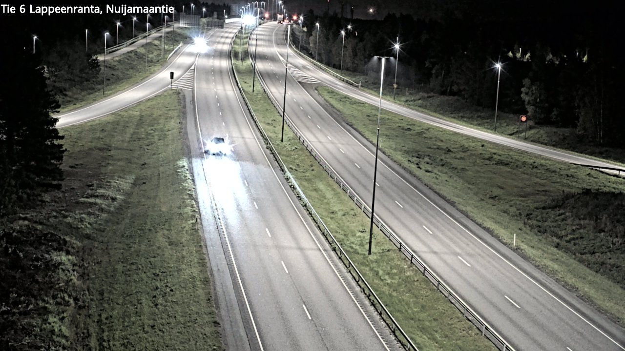 Weather Camera Image Road 6 Lappeenranta, Nuijamaantie, Lappeenranta, Etelä-Karjala